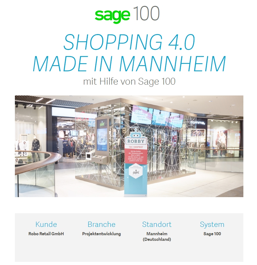 Sage 100 im Einzelhandel – Referenz Robo Retail GmbH