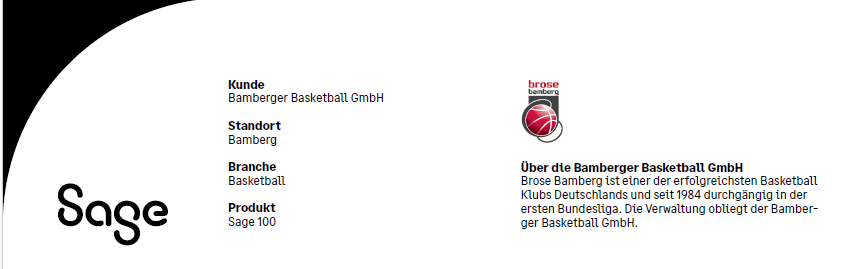 Sage 100 im Sportmanagement – Referenz Bamberger Basketball GmbH